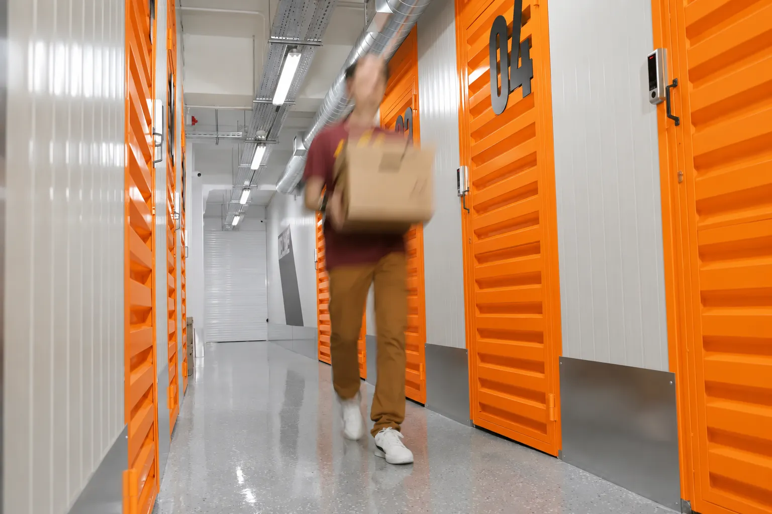 Inside the Gigantic Self Storage facility in Peristeri